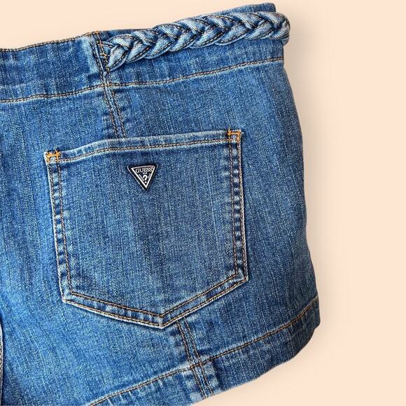 GUESS Denim Shorts in Dark Wash Women's Size 31 = 8 - Picture 5 of 13